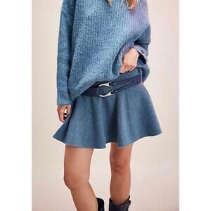 Free People Cuddle Met Set in Blue, Women's Large, NWT